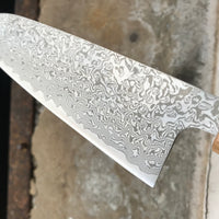 Harukaze Damascus Santoku 165mm (6.5")_4