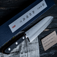Kawamura Aoki Santoku Black 165mm (6.5")_6