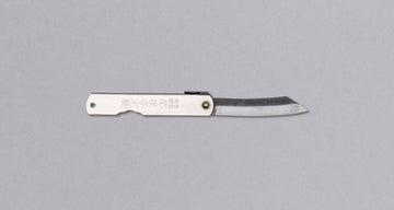 Higonokami Pocket Knife Silver KURO-UCHI 75mm (3.0")_1