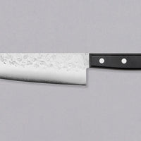 Takamura Santoku Chromax Tsuchime Black 170mm (6.7")_2