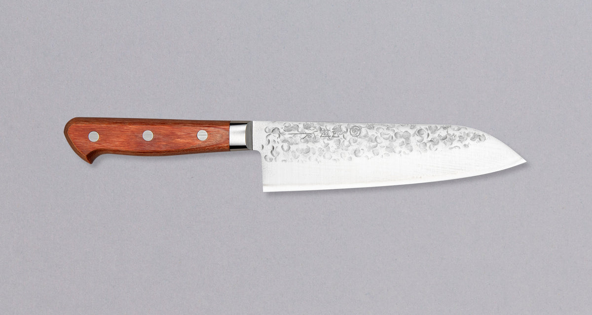 Takamura Santoku Tsuchime Chromax Brown 170mm (6.7