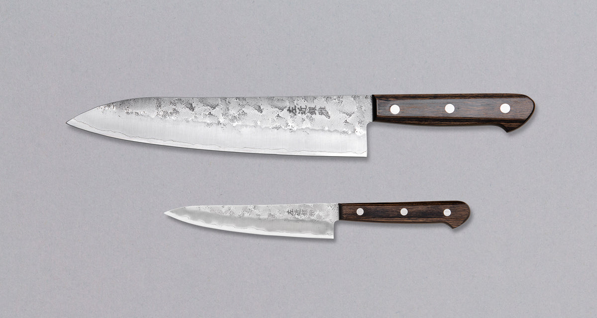Ginsu Kiso Series 5 in. Stainless Steel Full Tang Santoku Knives