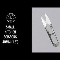 Small scissors BLACK - 40mm (1.6")