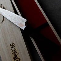 Saji Petty Wa Rainbow Damascus 135mm (5.3")_8