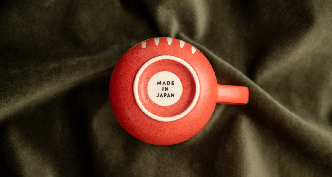 Mino Japanese Daruma Mug [red]