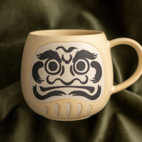 Mino Japanese Daruma Mug [beige]