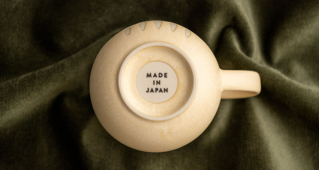 Mino Japanese Daruma Mug [beige]