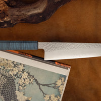 Hado Kiri-Gyuto VG-10 Shiosai Blue 210mm (8.3")