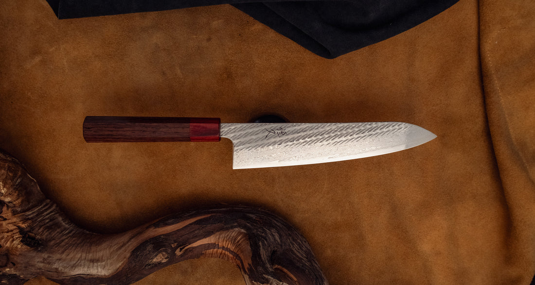Tsunehisa Gyuto AUS-10 Nawame Damascus 210mm (8.3")