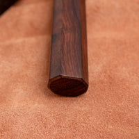 Tsunehisa Santoku SLD Damascus 165mm (6.5") [Rosewood-Cedar]