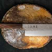 Hatsukokoro Ginrei Nakiri Ginsanko Nashiji Ebony 160mm (6.3")