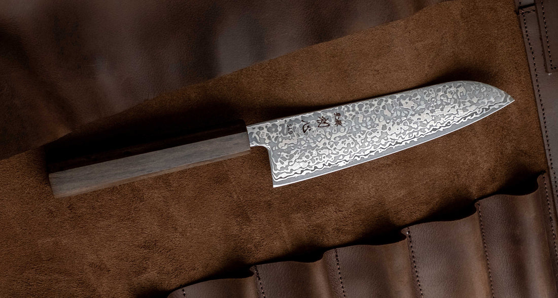 Hikari Santoku SLD Kurozome Damascus 170mm (6.7")