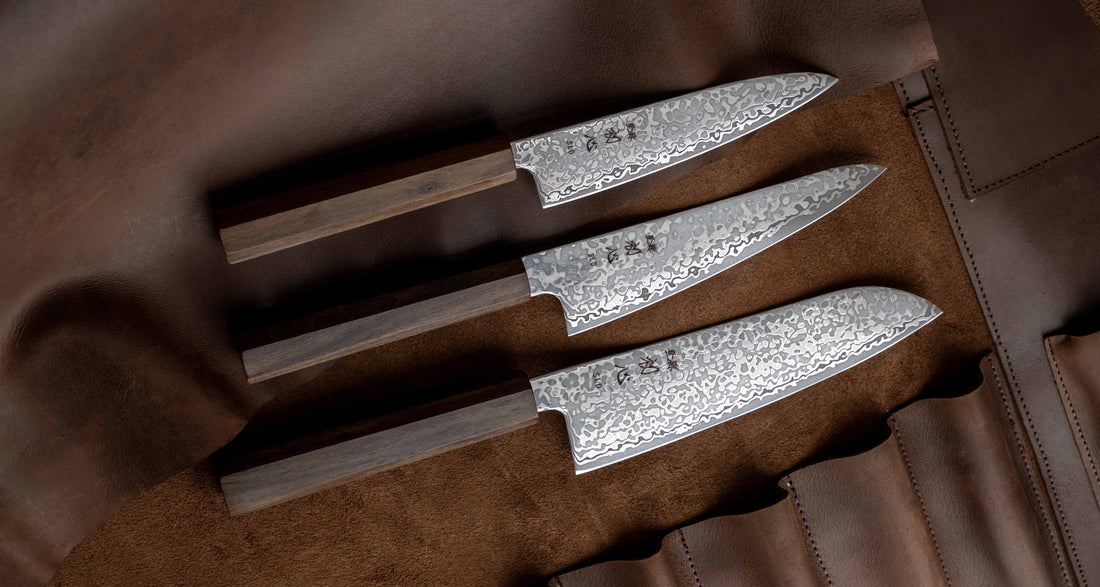 Hikari Petty SLD Kurozome Damascus 135mm (5.3")