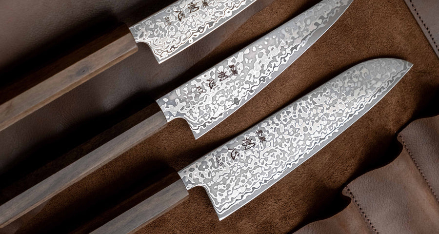 Hikari Petty SLD Kurozome Damascus 135mm (5.3")