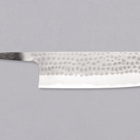 The Anryu Nakiri Aogami #2 165mm designed specifically for vegetables. It comes from the boutique Anryu Hamono with over 80 years of tradition. It is forged entirely by hand by Ikeda-san, the successor of the great master Katsushige Anryu, so each piece is unique. The blade is without a handle so you can fit your own!