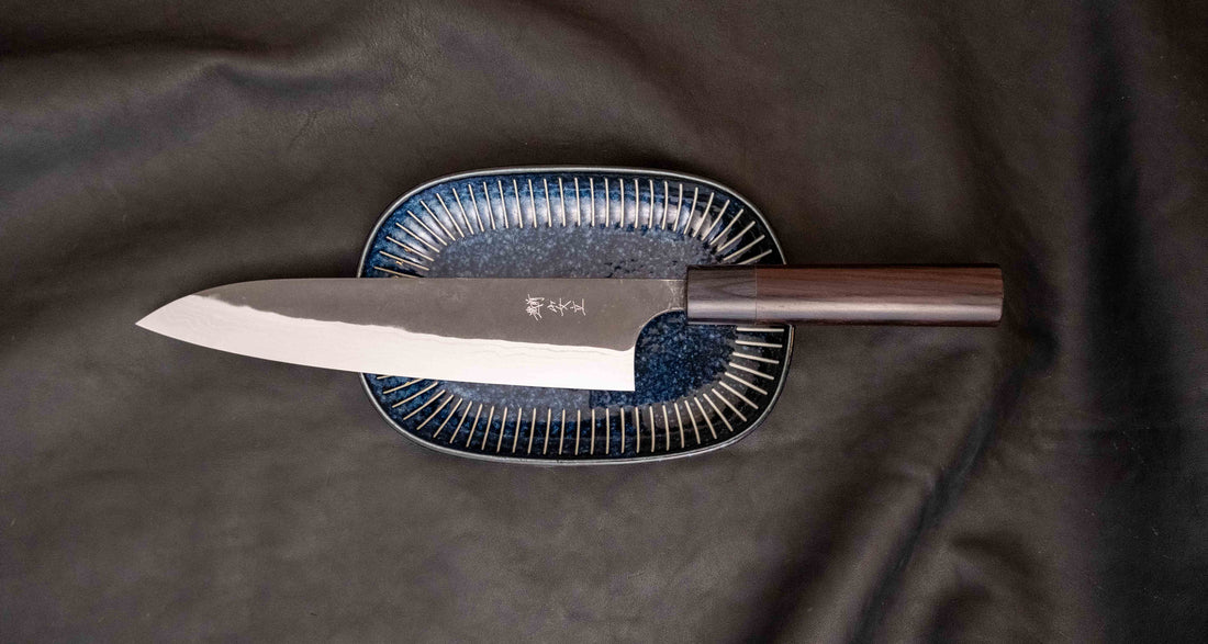 Anryu Gyuto Shirogami #1 Kuro-uchi 210mm (8.3")