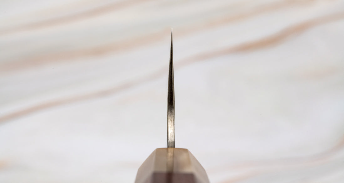 Nigara Gyuto STRIX Damascus Tsuchime Wa Rosewood 210mm (8.3")