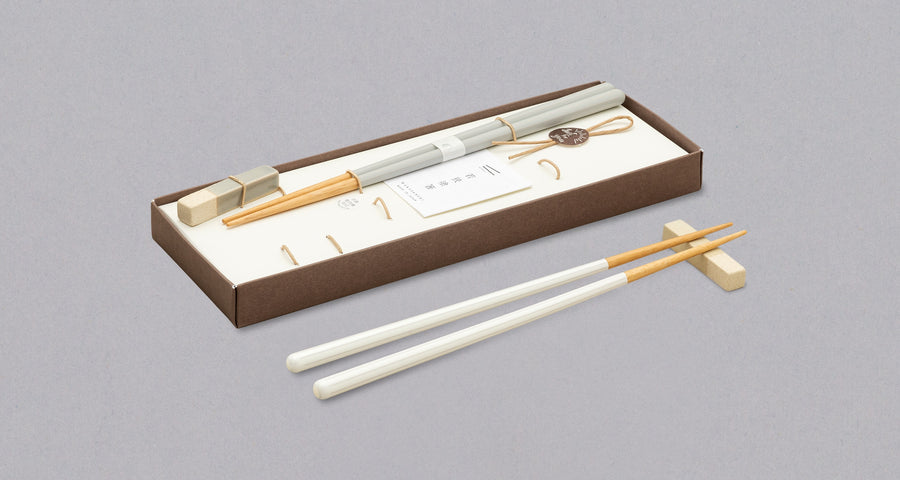 Haze Chopstick Gift Set – Grey and White