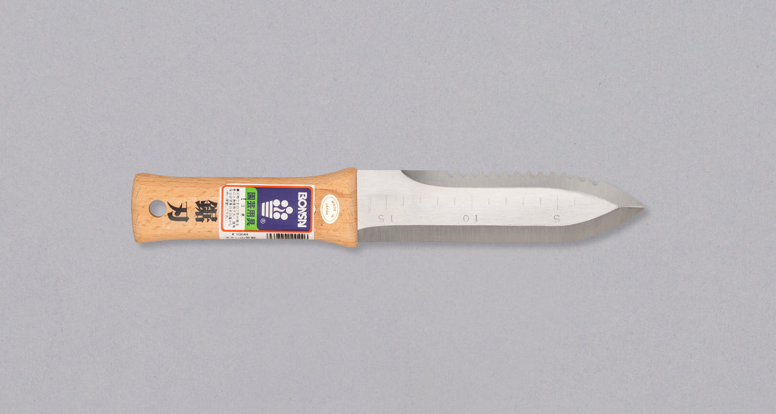 Gyokucho Hori Hori gardening tool [stainless steel]