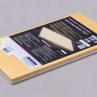 Hasegawa’s soft cutting boards are top of the line cutting boards which are especially well suited for use with Japanese kitchen knives. This board’s plastic surface is a great substitute for wood due to its similar characteristics: the soft surface is easy on the knives’ blades, resulting in longer edge retention.