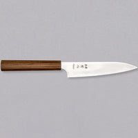 Hatsukokoro Kanetsugu Petty Chromax Migaki 150mm (5.9") [Ebony]