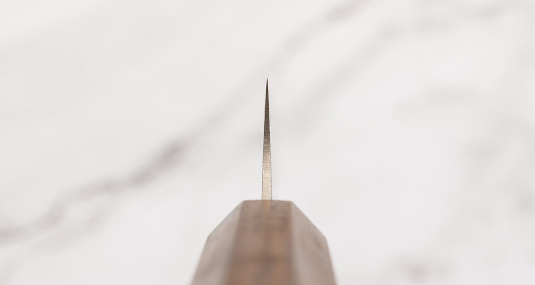 Hatsukokoro Kanetsugu Petty Chromax Migaki 150mm (5.9") [Ebony]