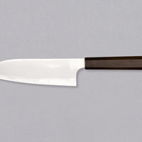 Hatsukokoro Kanetsugu Santoku Chromax Migaki 170mm (6.7") [Ebony]