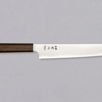 Hatsukokoro Kanetsugu Sujihiki Chromax Migaki 240mm (9.4") [Ebony]