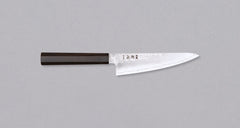 Hatsukokoro Ginrei Ko-Santoku Ginsanko Nashiji Ebony 150mm (5.9")