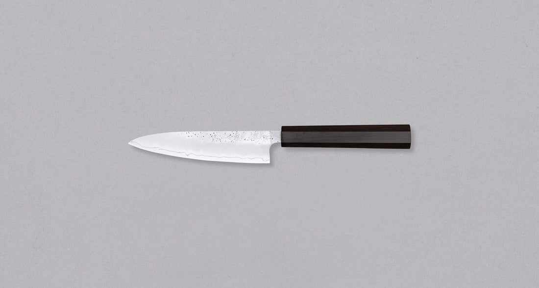 Hatsukokoro Ginrei Petty Ginsanko Nashiji Ebony 130mm (5.1")