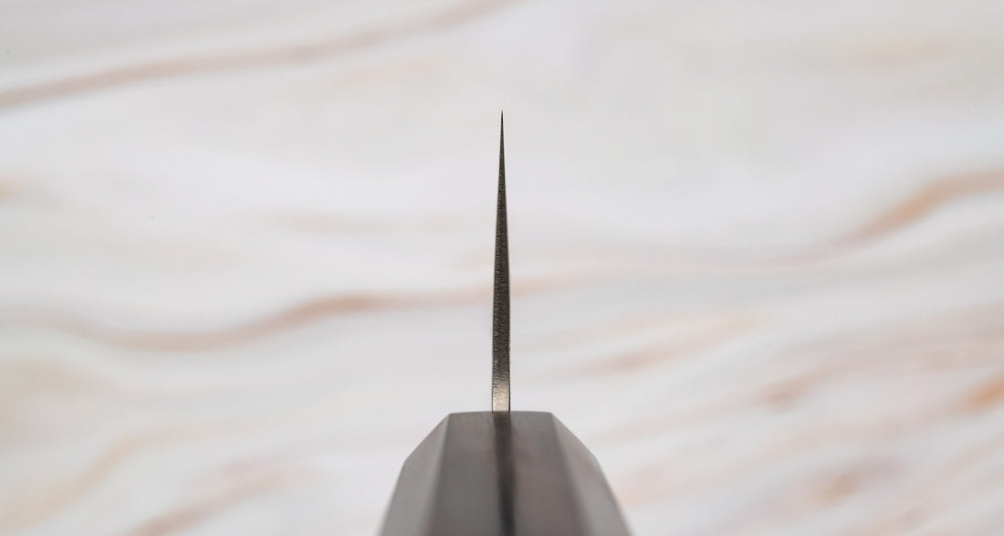 Hatsukokoro Ginrei Santoku Ginsanko Nashiji Ebony 170mm (6.7")