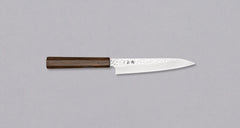 Hayabusa Petty VG-10 Tsuchime Bubinga 150 mm - versatile Japanese kitchen knife with a razor-sharp VG-10 blade and a beautiful bubinga wood handle.