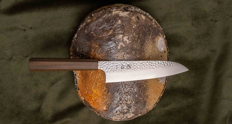 Hayabusa Santoku VG-10 Tsuchime Bubinga 180 mm (7,1")