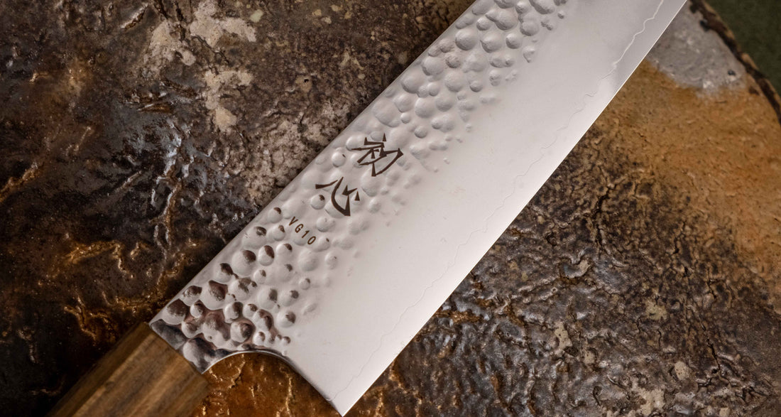 Hayabusa Santoku VG-10 Tsuchime Bubinga 180mm (7.1")