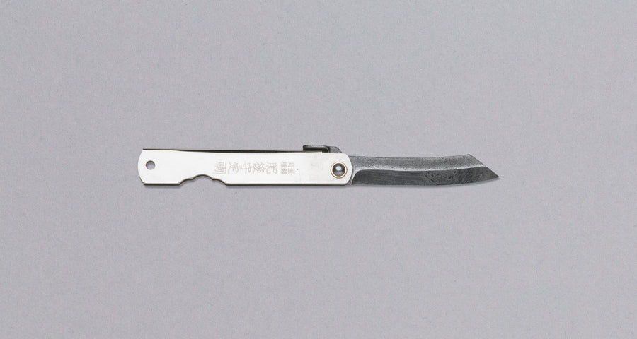 [SET] Higonokami Pocket Knife Silver KURO-UCHI Gift Set [5 knives]_3