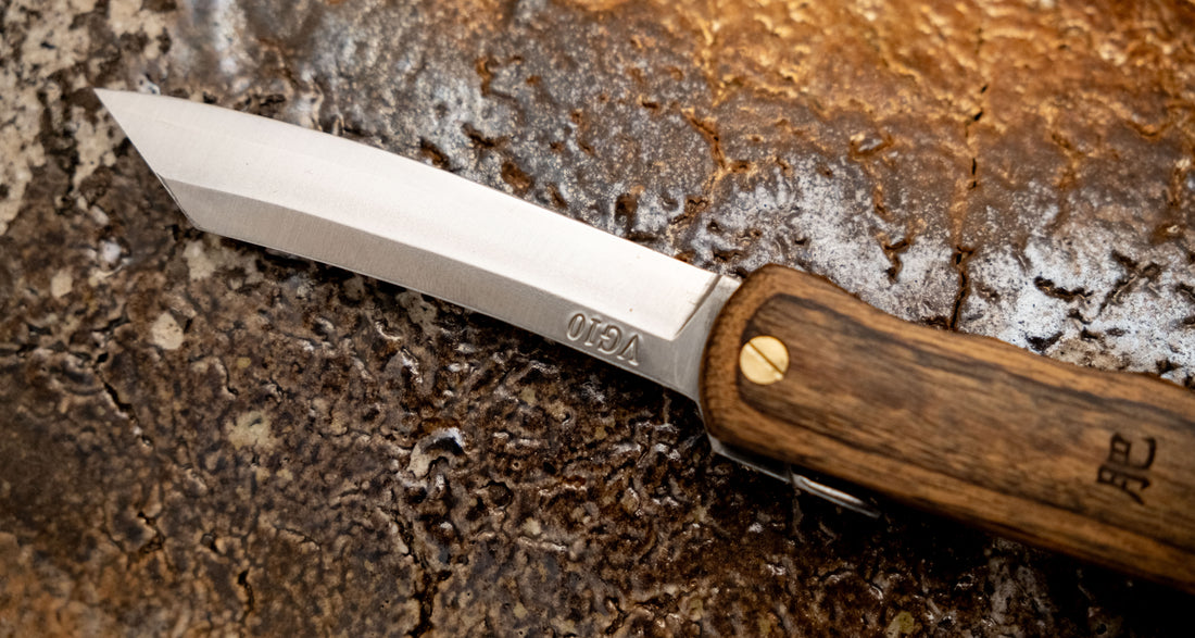 Higonokami Pocket Knife Woody VG-10 75mm (3")