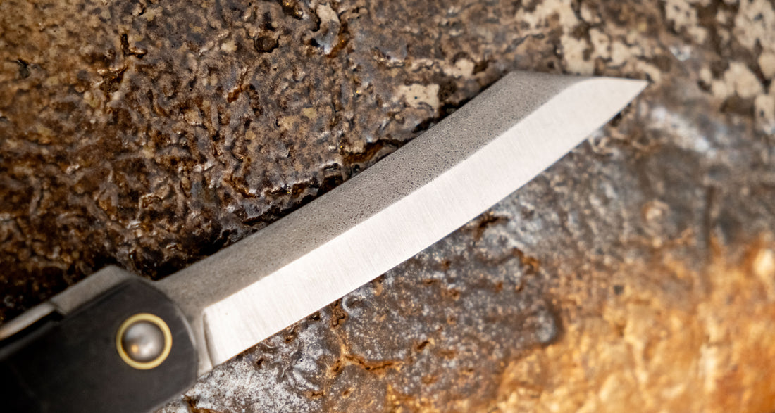 Higonokami Pocket Knife Zenkou BLACK KURO-UCHI 75mm (3.0")