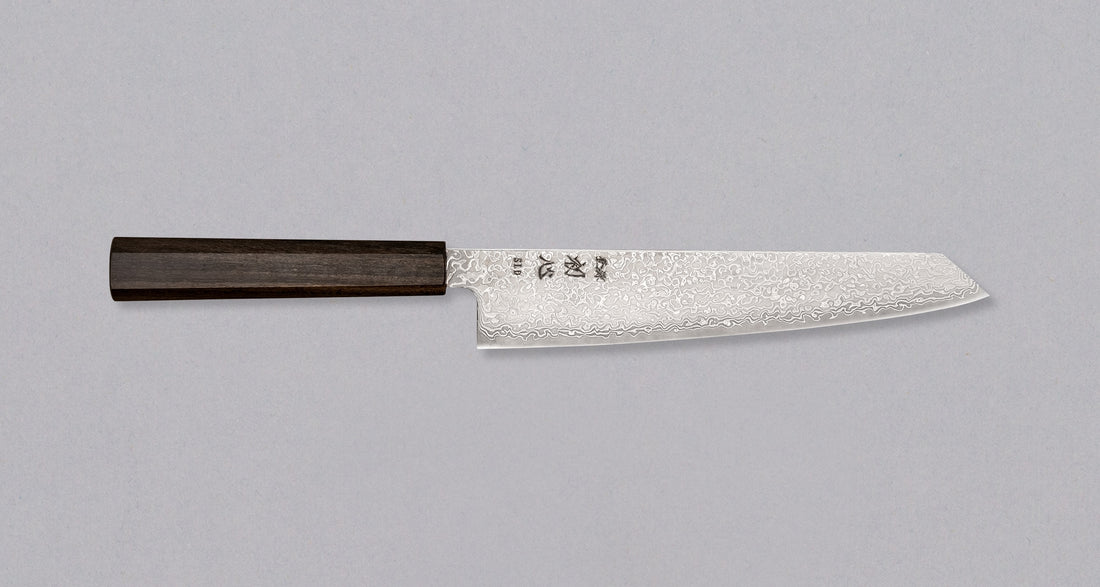 Hikari Kiri-Gyuto SLD Kurozome Damascus 205mm (8.1")