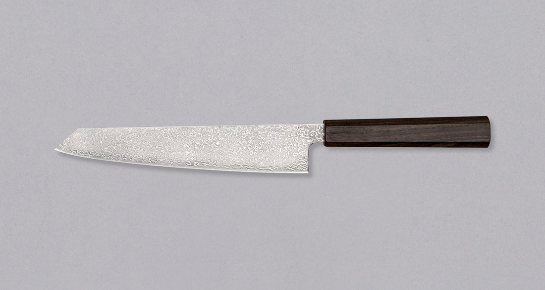 Hikari Kiri-Gyuto SLD Kurozome Damascus 205mm (8.1")