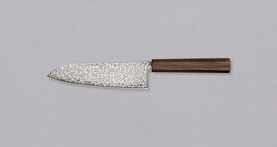 Hikari Santoku SLD Kurozome Damascus 170mm (6.7")