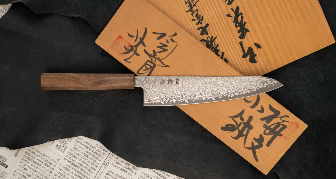 Hikari Gyuto SLD Kurozome Damascus 195mm (7.7")