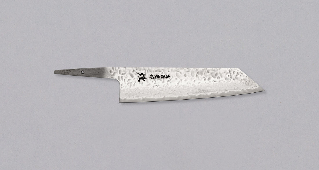 Hokiyama Bunka Damascus AUS-10 170mm (6.7") - BLADE