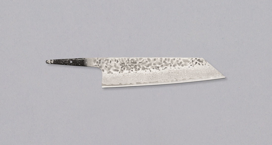 Hokiyama Bunka Matte Damascus AUS-10 170mm (6.7") - BLADE