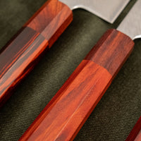 Hokiyama Petty Ginsanko Nawame Damascus 135mm (5.3") [Kaotan/Rosewood]