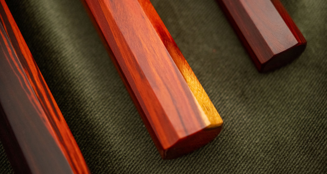 Hokiyama Petty Ginsanko Nawame Damascus 135mm (5.3") [Kaotan/Rosewood]