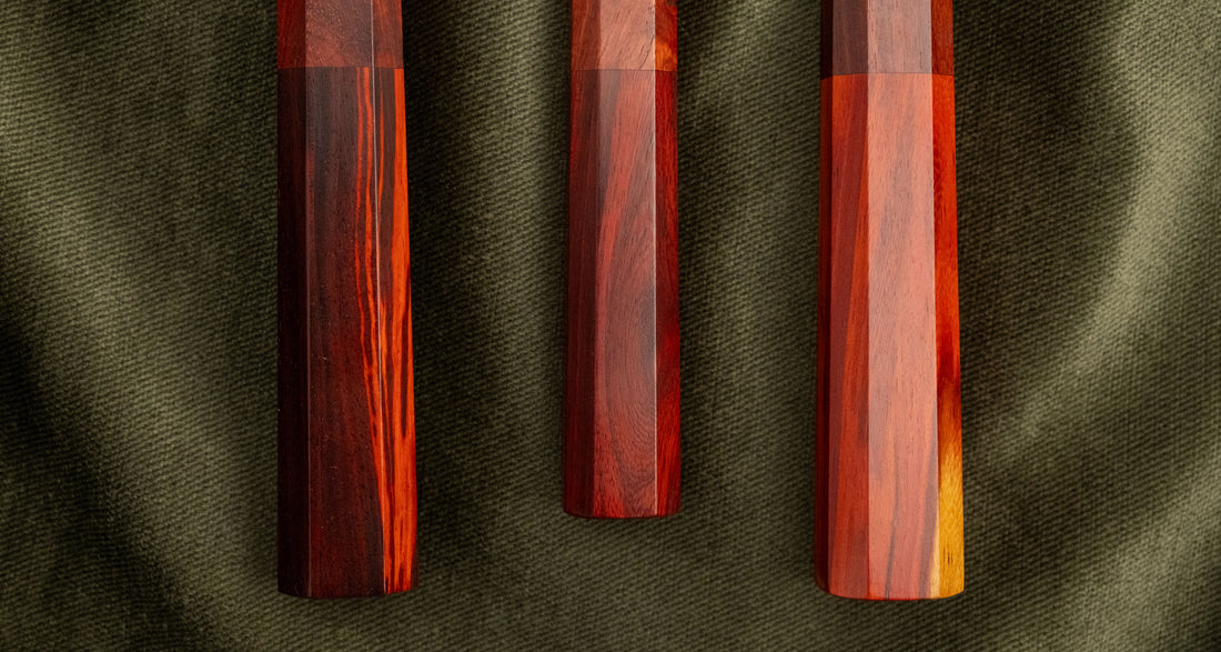 Hokiyama Gyuto Ginsanko Nawame Damascus 210mm (8.3") [Kaotan/Rosewood]