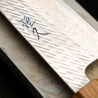 Hokiyama Gyuto AUS-10 Nawame Damascus 240mm (9.4") [KOY]