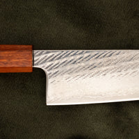 Hokiyama Gyuto Ginsanko Nawame Damascus 210mm (8.3") [Kaotan/Rosewood]