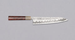 Hokiyama Gyuto Shirogami #1 Tsuchime Sandalwood 210mm (8.3")