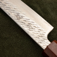 Hokiyama Petty Ginsanko Nawame Damascus 135mm (5.3") [Kaotan/Rosewood]